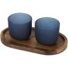 Set de bandeja de madera y vasos de vidrio acabado mate Personalizado 6126402 - Imagen 12