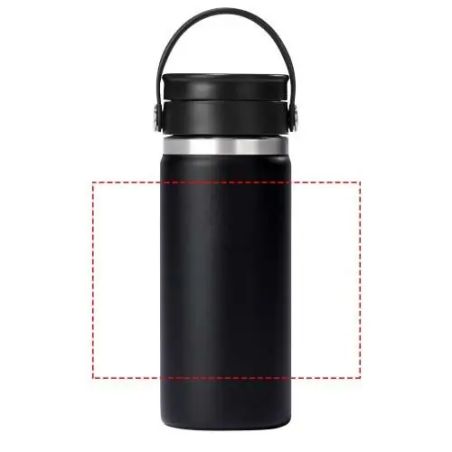Vaso térmico de acero inoxidable Hydro Flask de boca ancha, 473 ml, con tapa Flex Sip™ Personalizado 6100988