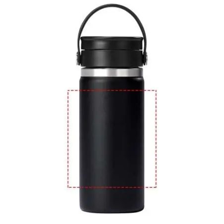 Vaso térmico de acero inoxidable Hydro Flask de boca ancha, 473 ml, con tapa Flex Sip™ Personalizado 6100988