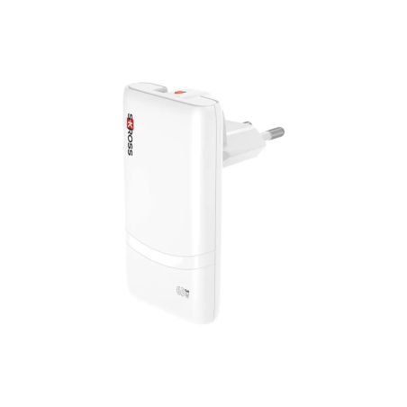 Cargador SKROSS® Klip Slim de 65 W con varias puntas Personalizado 6124618