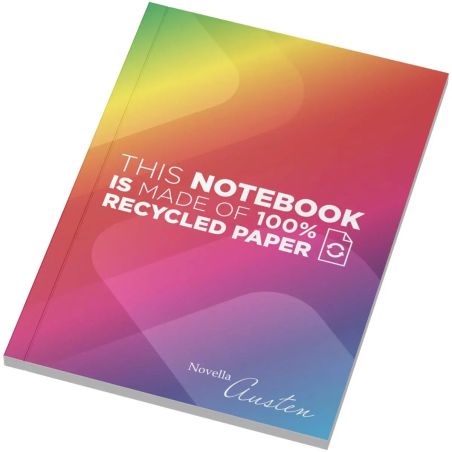 Libreta A6 de tapa blanda con 50 hojas de papel reciclado Personalizada 6210903