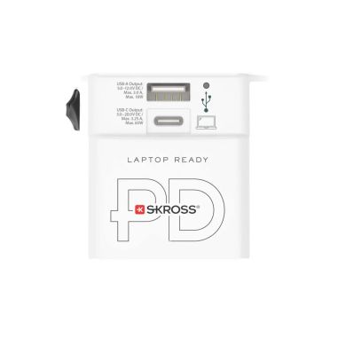 Adaptador universal SKROSS® MUV AC65PD con cable USB-C Personalizado 6124620