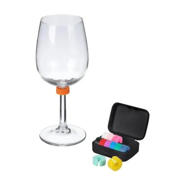 Set de marcadores de copas Ringo | 12 pzs Personalizada 101511576