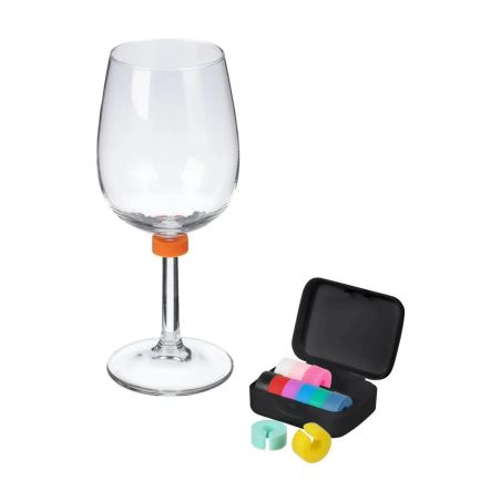 Set de marcadores de copas Ringo | 12 pzs Personalizada 101511576