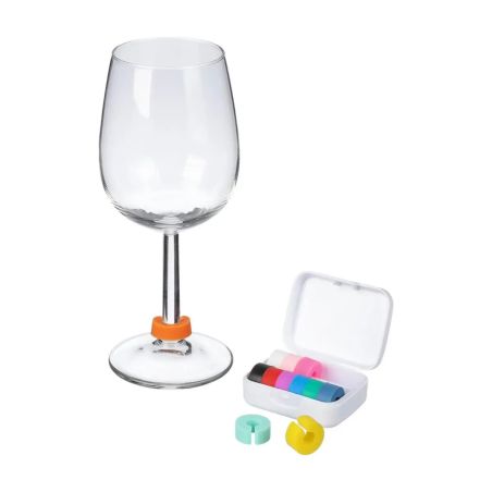 Set de marcadores de copas Ringo | 12 pzs Personalizada 101511576