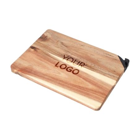 Tabla de cortar Heinz | Acacia reciclada | Con afilador de cuchillos Personalizada 101513377