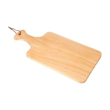 Tabla de cortar Daxton | Madera de pino reciclada | Con asa Personalizada 101513378