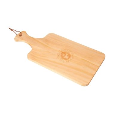 Tabla de cortar Daxton | Madera de pino reciclada | Con asa Personalizada 101513378