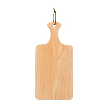 Tabla de cortar Daxton | Madera de pino reciclada | Con asa Personalizada 101513378
