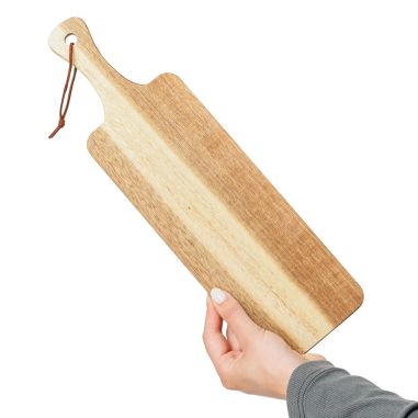 Tabla de cortar Walter | Acacia reciclada | Con asa Personalizada 101513379