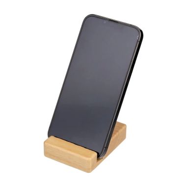 Soporte para móvil Nyla | Madera reciclada Personalizado 101513380