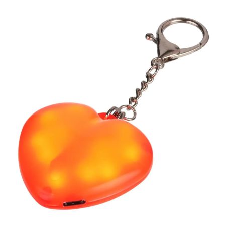 Llavero con luz Gleamo | Forma de corazón Personalizado 101513476