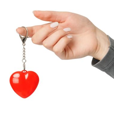 Llavero con luz Gleamo | Forma de corazón Personalizado 101513476
