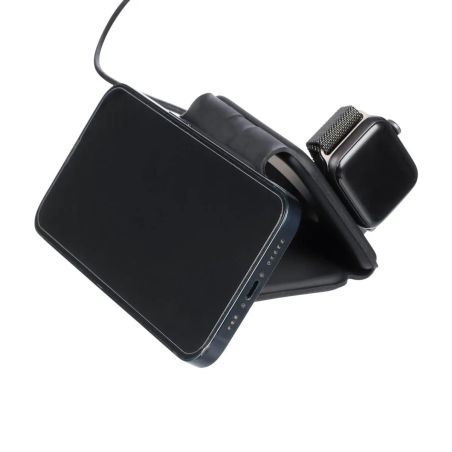Cargador inalámbrico Trigo | Reciclado | 3-en-1 Personalizado 101514191