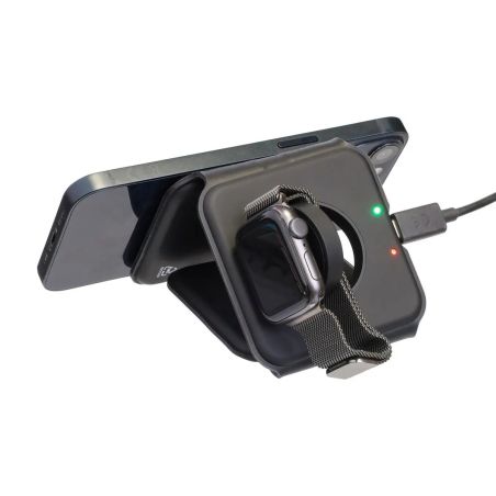 Cargador inalámbrico Trigo | Reciclado | 3-en-1 Personalizado 101514191