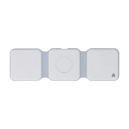 Cargador inalámbrico Trigo | Reciclado | 3-en-1 Personalizado 101514191