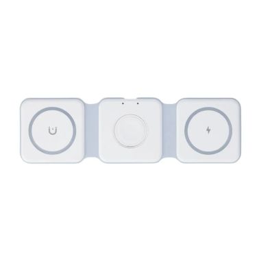 Cargador inalámbrico Trigo | Reciclado | 3-en-1 Personalizado 101514191