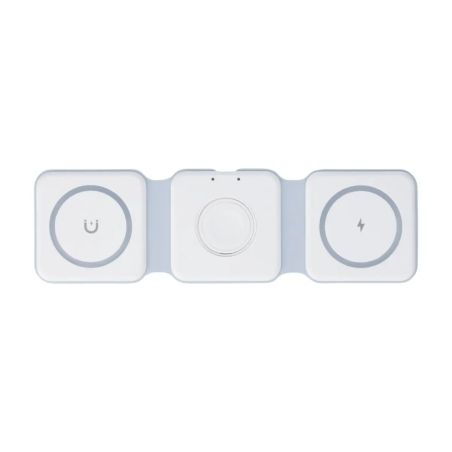 Cargador inalámbrico Trigo | Reciclado | 3-en-1 Personalizado 101514191