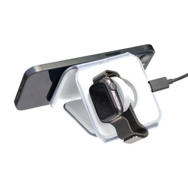 Cargador inalámbrico Trigo | Reciclado | 3-en-1 Personalizado 101514191