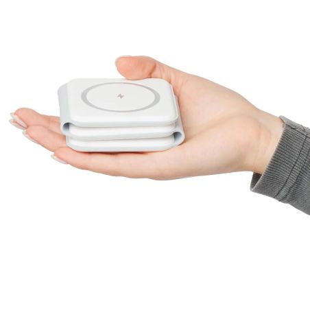 Cargador inalámbrico Trigo | Reciclado | 3-en-1 Personalizado 101514191