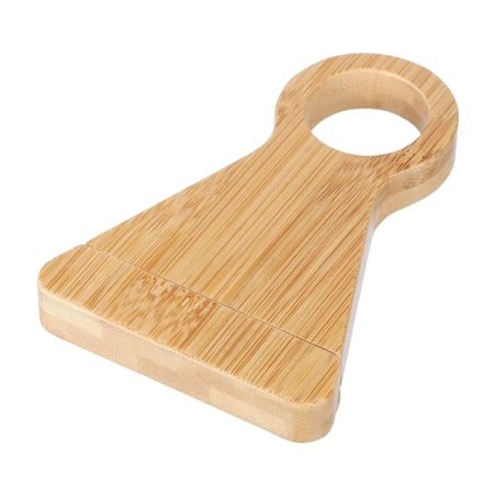 Soporte para botella de vino Vincio | Bambú reciclado Personalizado 101514194