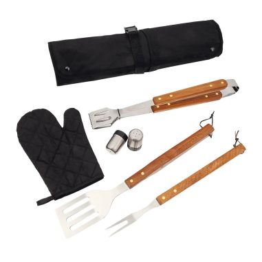 Set de Barbacoa de 7 Accesorios en Acero Inoxidable | Goodie
