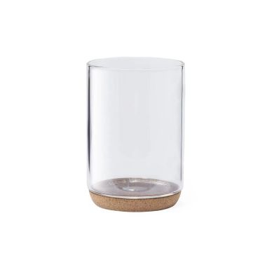 Taza de Cristal Borosilicato con Base de Corcho | Goodie