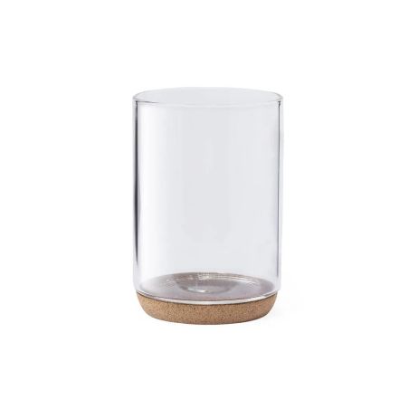 Taza de Cristal Borosilicato con Base de Corcho | Goodie