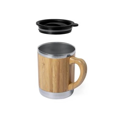 Taza Térmica de Bambú con Interior de Acero Inox | Goodie