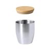 Vaso Térmico de Acero Inoxidable y Bambú Personalizado 81068 - Imagen 5