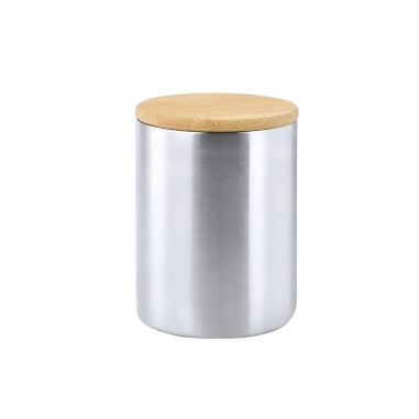 Taza Térmica de Acero Inoxidable y Bambú | Goodie