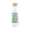 Bidón de Cristal Transparente con Tapón de Bambú 500ml Personalizado 81260 - Imagen 4