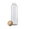 Bidón de Cristal Transparente con Tapón de Bambú 500ml Personalizado 81260 - Imagen 5