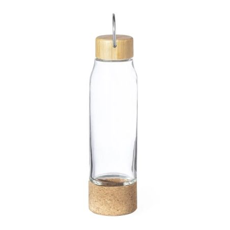 Bidón de Cristal con Tapón de Bambú y Asa | Goodie