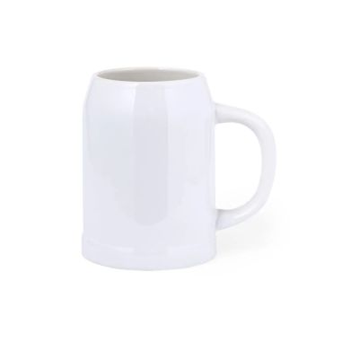 Jarra Cervecera de Cerámica Blanca de 700 ml | Goodie