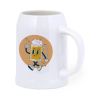 Jarra Cervecera de Cerámica Blanca de 700 ml 820513 - Imagen 9