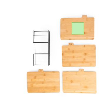 Set de 4 Tablas de Bambú Talladas por Tipo de Alimento | Goodie