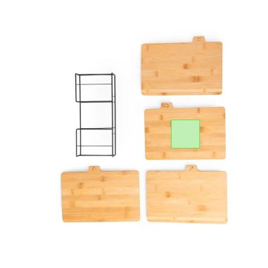 Set de 4 Tablas de Bambú Talladas por Tipo de Alimento | Goodie