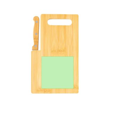 Tabla de Bambú con Cuchillo de Sierra Personalizada | Goodie