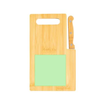 Tabla de Bambú con Cuchillo de Sierra Personalizada | Goodie