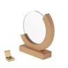 Placa Trofeo Circular de Cristal y Madera Personalizada - Imagen 2