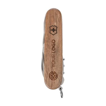 Navaja de Bolsillo Victorinox Huntsman con Mango de Madera Personalizada 10261783