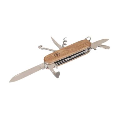 Navaja de Bolsillo Victorinox Huntsman con Mango de Madera Personalizada 10261783