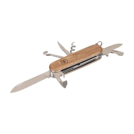 Navaja de Bolsillo Victorinox Huntsman con Mango de Madera Personalizada 10261783