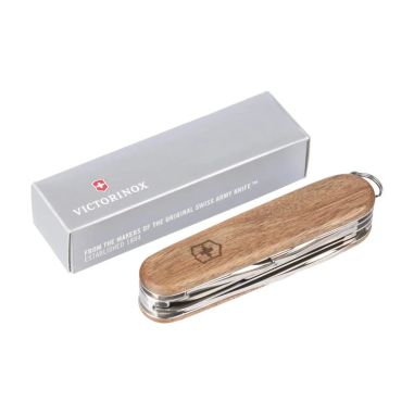 Navaja de Bolsillo Victorinox Huntsman con Mango de Madera Personalizada 10261783