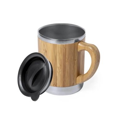 Taza Térmica de Bambú con Interior de Acero Inox | Goodie