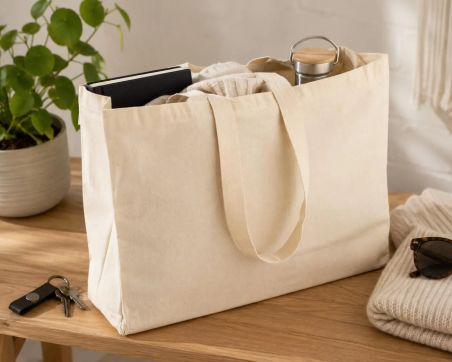 Bolsa Algodón Oeko-Tex 220g Personalizada | Fuelle | Goodie