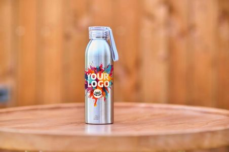 Botella de Acero Inoxidable Reciclado con Correa Personalizada | Goodie