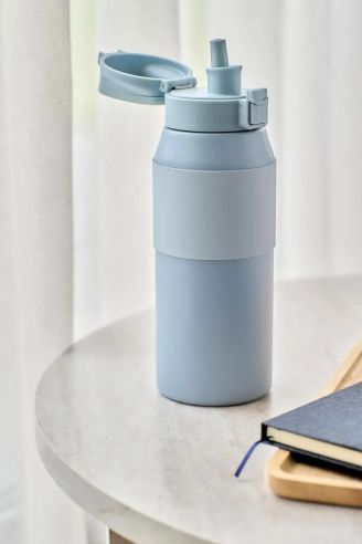 Bidón Termo de Acero Inoxidable con Pajita Personalizado | Goodie