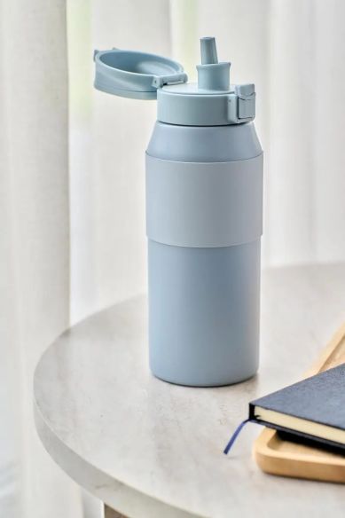 Bidón Termo de Acero Inoxidable con Pajita Personalizado | Goodie